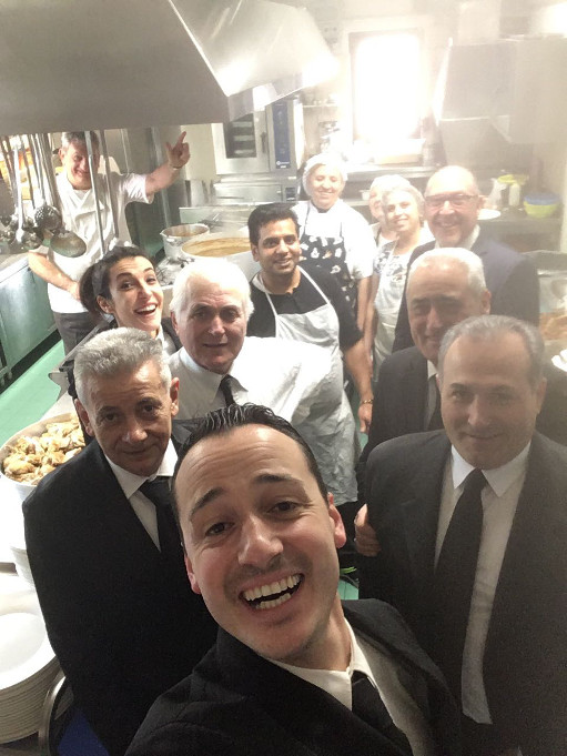 Staff in the kitchen