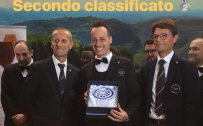 Miglior Sommelier del Soave il nostro Matteo su podio