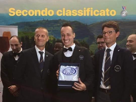 Miglior Sommelier del Soave il nostro Matteo su podio